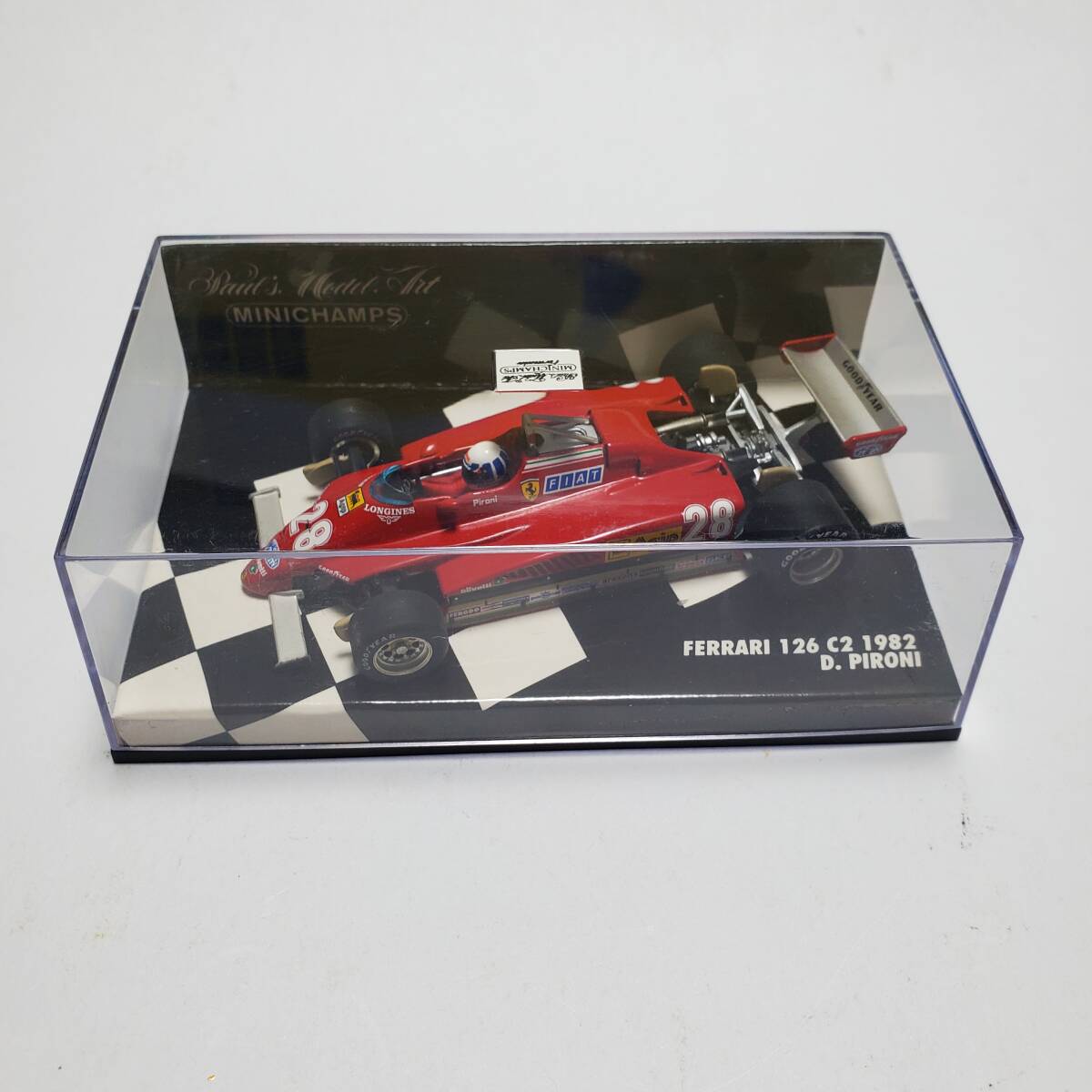 ミニチャンプス 1/43 フェラーリ 126C2 1982 D.ピローニ拍卖