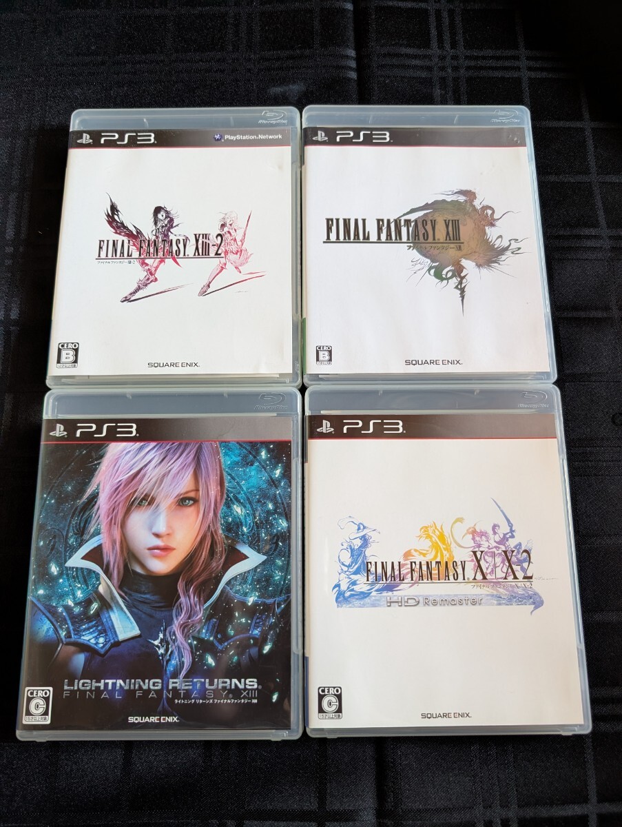 ゲームソフト PS3 ファイナルファンタジー 13 10 ⅩⅢ X スクウェアエニックス プレステ3 まとめ売り まとめ拍卖