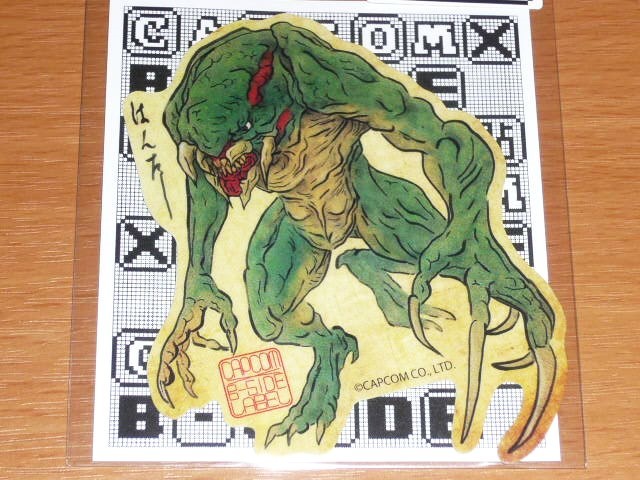 ◆バイオハザード ステッカー◆ハンター 和風◆B-SIDE LABEL◆カプコン◆拍卖