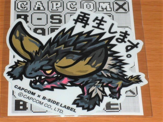 ◆モンハン ステッカー◆ネルギガンテ 再生します◆B-SIDE LABEL◆カプコン◆拍卖