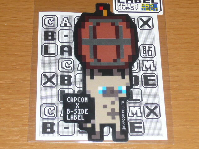 ◆モンハン ステッカー◆アイルー 大樽爆弾 ドット◆B-SIDE LABEL◆カプコン◆拍卖