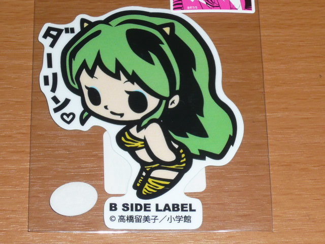 ◆うる星やつら ラムちゃん ステッカー◆ダーリン◆B SIDE LABEL◆高橋留美子◆るーみっくワールド◆拍卖