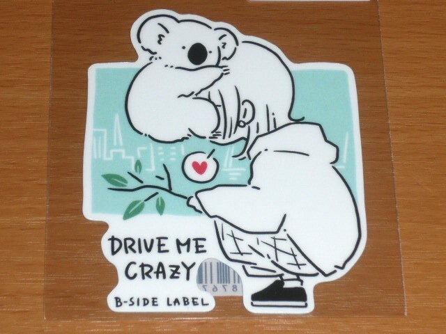 ◆シウチトモミ ステッカー◆コアラブガール 背景◆B-SIDE LABEL◆拍卖