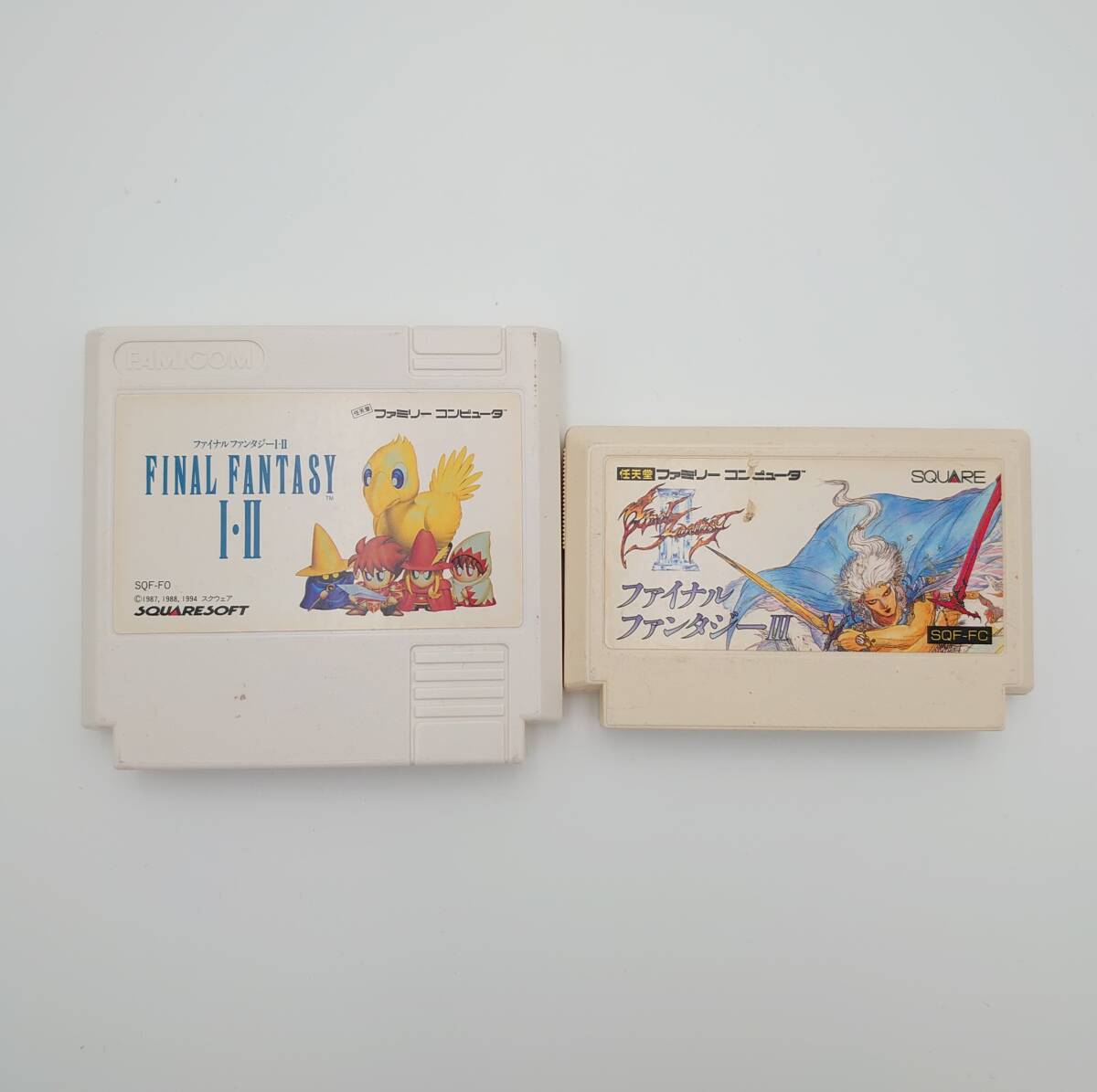 A-62 【動作確認済】 ファイナルファンタジーⅠ・Ⅱ ファイナルファンタジーⅢ 2本セット ファミコンソフト/ FC/ レトロゲーム拍卖