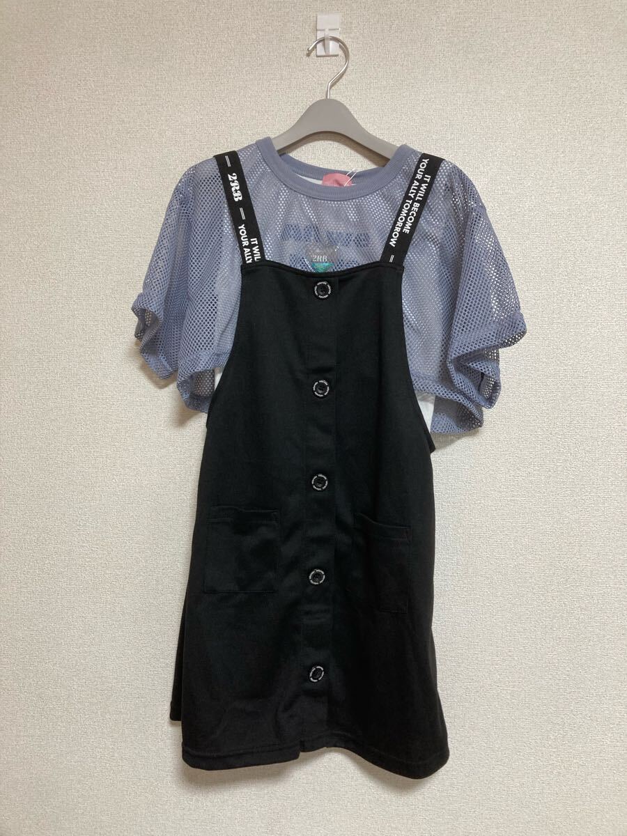 新品未使用 セットアップワンピース 150cm 半袖拍卖