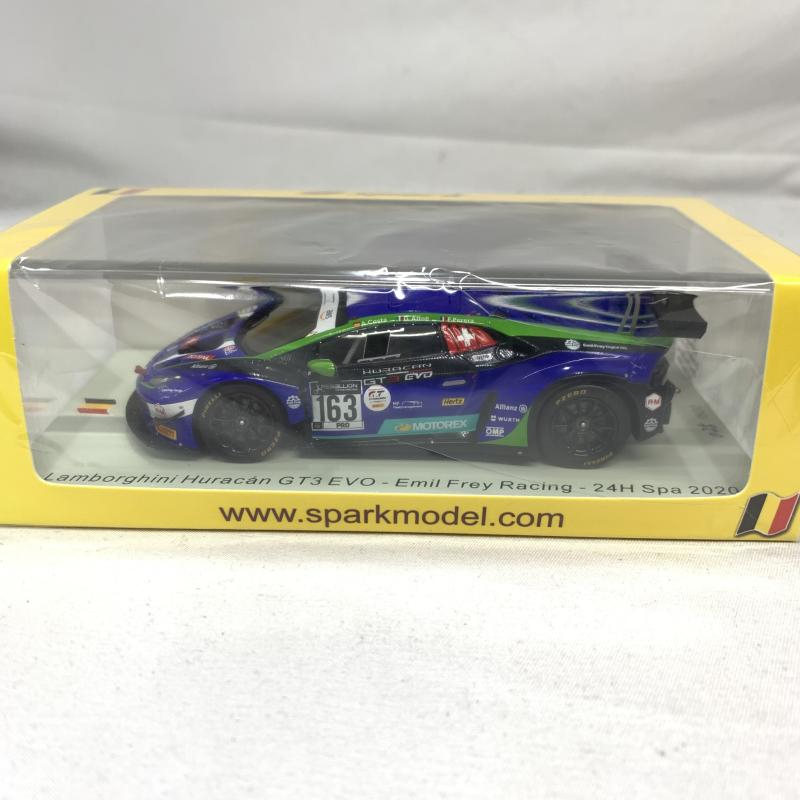 【中古】1/43 スパークモデル Lamborghini Huracan GT3 Evo No.163 Emil Frey Racing 24H Spa 2020 A.Costa G.Altoe F.Pe[240091358717拍卖