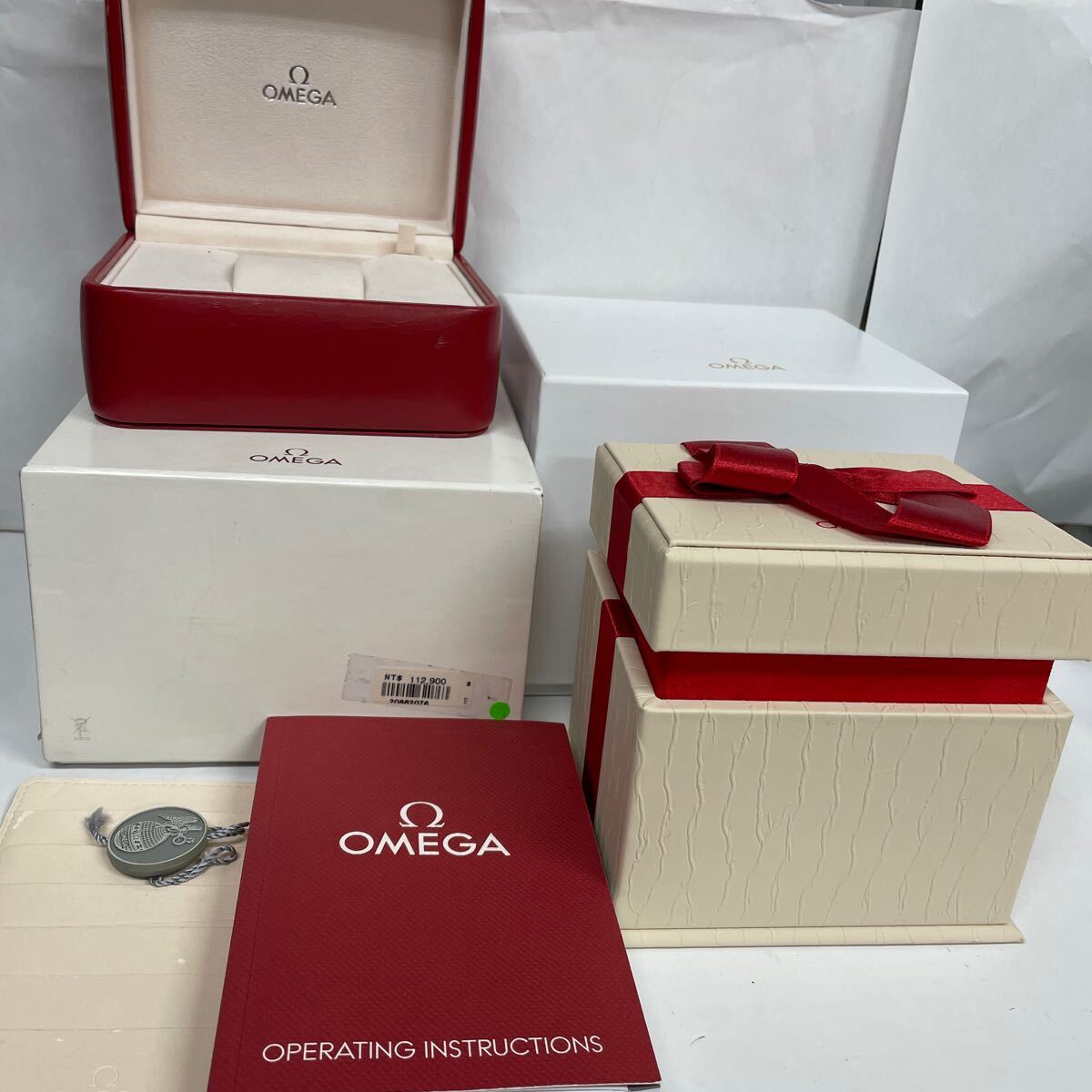 OMEGA オメガ 空箱 ウォッチケース カードケース 2個セット ボックス 時計ケース BOX 空き箱 空箱 付属品 ③拍卖