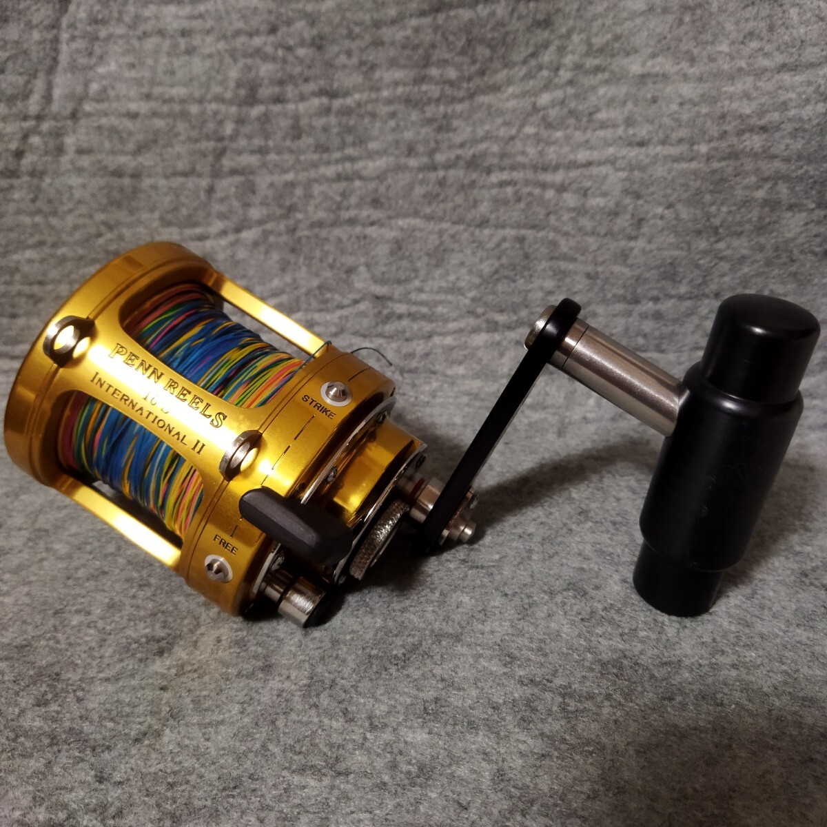 ※中古美品 PENN REELS INTERNATIONAL II 16S POWER DRAG 2SPEED MK II T-BAR パワーハンドル 強力ジャパンスペシャル ペン パワードラグ拍卖