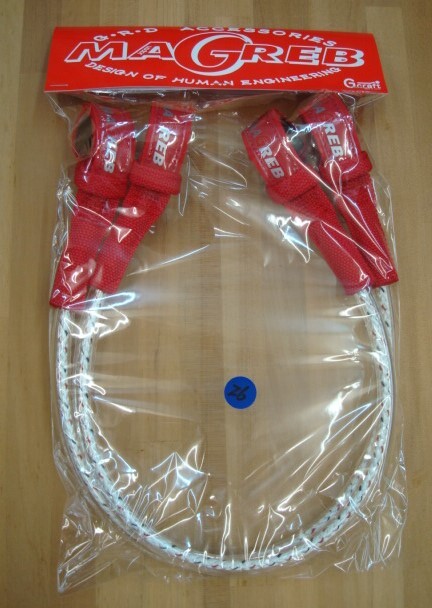 新品MAGREB(マグレブ)フィックストライン(ノーマル)ハーネスライン 26”(66cm) (ロゴカラーなどレッド、ストラップ部レッド)拍卖