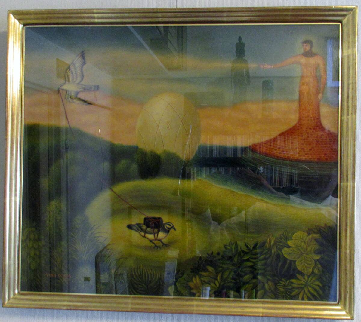 落田洋子「空に向かう日」油彩 10F拍卖