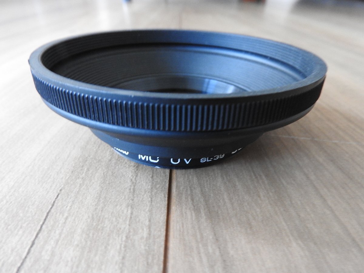 ★★送料無料 Kenko MC UV SL-39 52mm WIDEANGLE HOOD 52mm JAPAN ラバーフード レンズフード カメラ パーツ アクセサリー拍卖