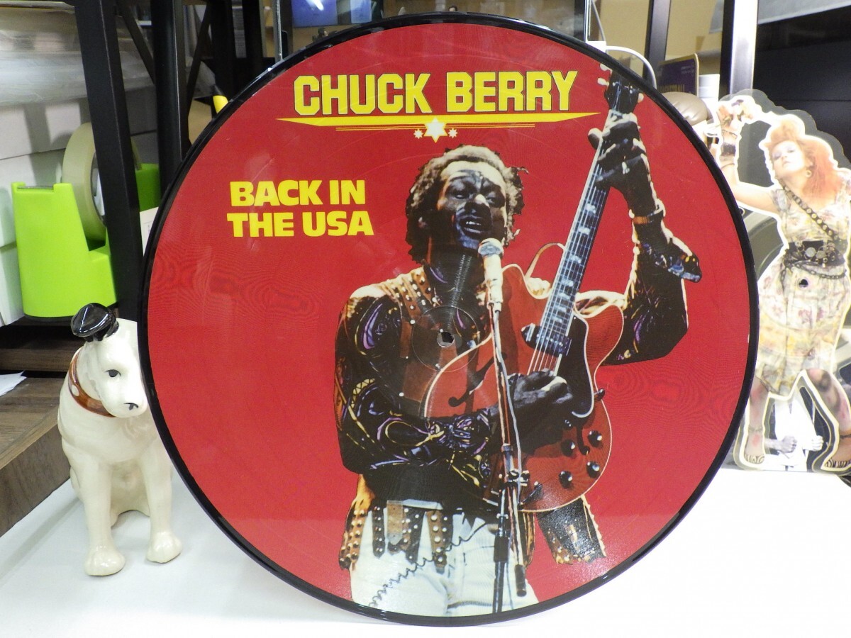 A★|【picture vinyl, time wild 1983 Denmark】CHUCK BERRY - BACK IN THE USA|ロカビリー、ロックンロール、R&B拍卖