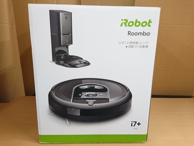 @【未使用品】 アイロボット iRobot ルンバi7+ ロボット掃除機 ルンバ + 自動ゴミ収集機 i755060 Roomba拍卖