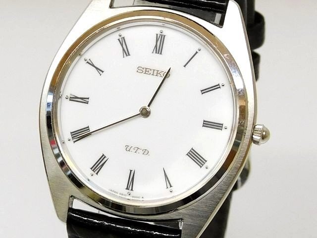 セイコー UTD 110周年記念モデル 18KT ホワイトゴールド ■ 6810-6000 メンズ 手巻き 時計 SEIKO K18 750 □7E拍卖