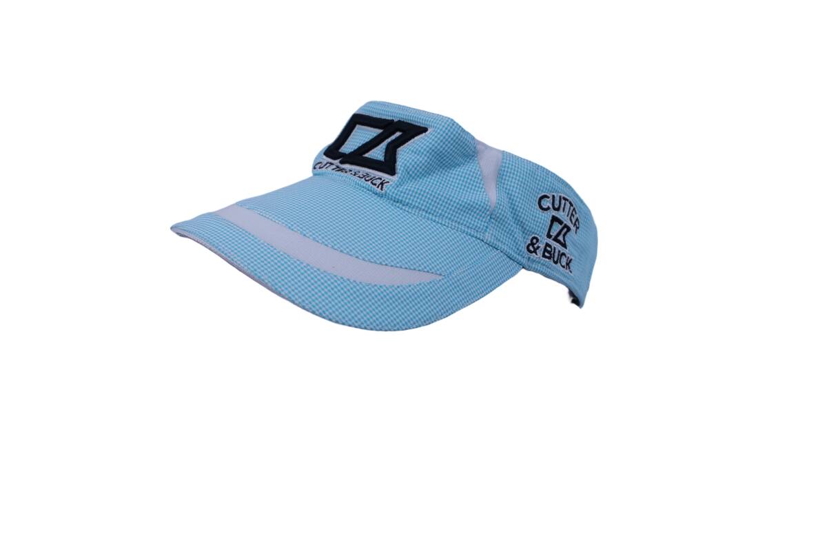 【50%オフ】CUTTER&BUCK(カッター&バック) サンバイザー 水色 メンズ フリーサイズ ゴルフ用品 2302-0233 中古拍卖
