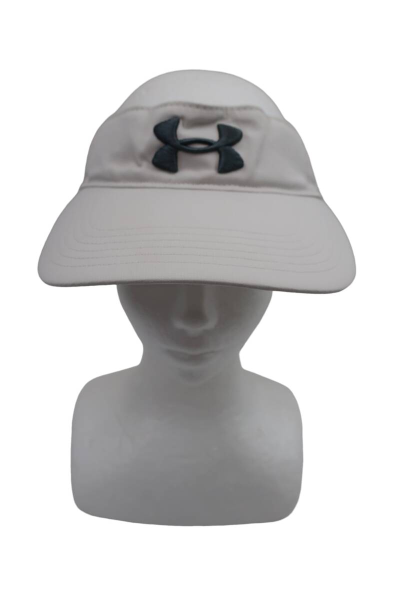 UNDER ARMOUR(アンダーアーマー) サンバイザー 白 メンズ フリーサイズ ゴルフ用品 2505-0177 中古拍卖