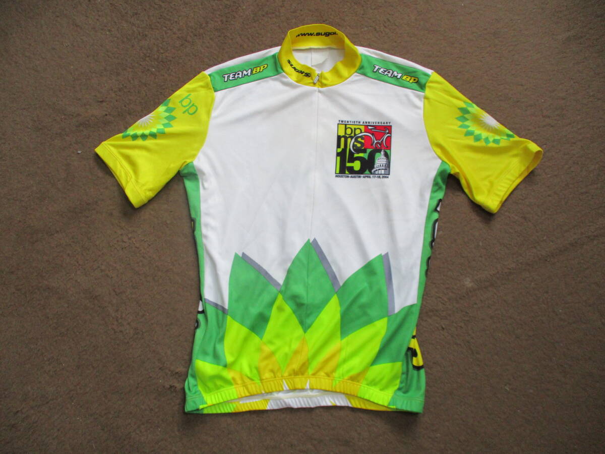 【SUGOI】 サンフラワー柄/プルオーバー  超デカロゴ/サイクル・ジャージ 美フォルム 【人気品】拍卖