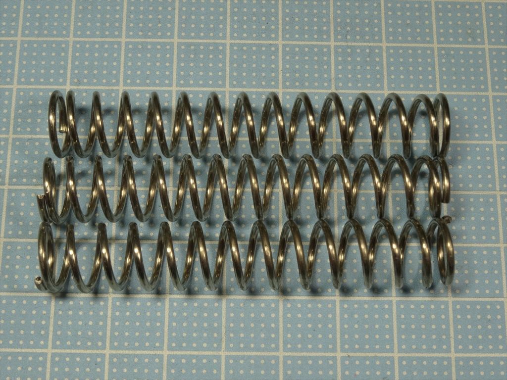 【3本セット】エアコキハンドガン用スプリング SUS製1.4x12x70 【送料140円~】020拍卖