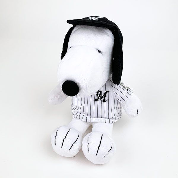 スヌーピー PEANUTS スヌーピー マリーンズ ユニフォーム ぬいぐるみ 2021拍卖