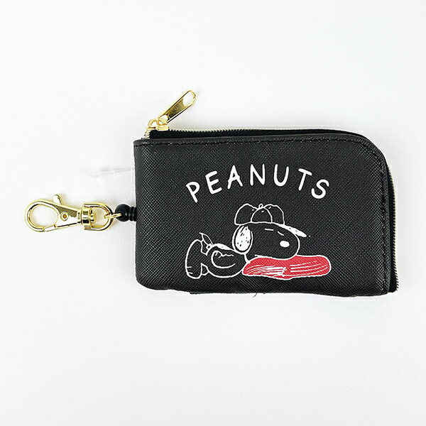 スヌーピー 野球 リール付きマルチケース パスケース 定期入れ SNOOPY拍卖