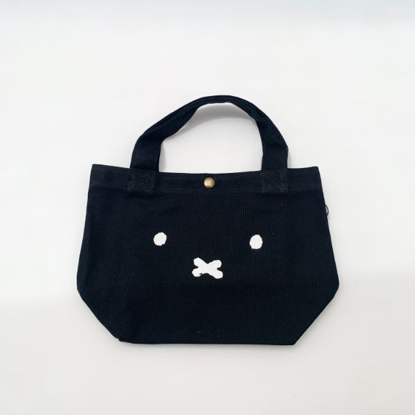 ミッフィー miffy ミニトート フェイスブラック バッグ ブラック グッズ拍卖