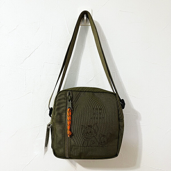 トムとジェリー スクエアボックスショルダーバッグ (カーキ)拍卖