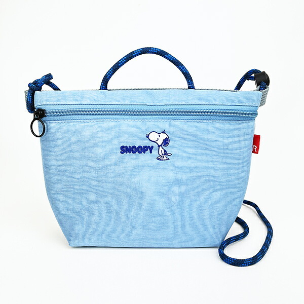 スヌーピー サコッシュ サックス ショルダーバッグ SNOOPY ROOTOTE ルートート コラボ拍卖