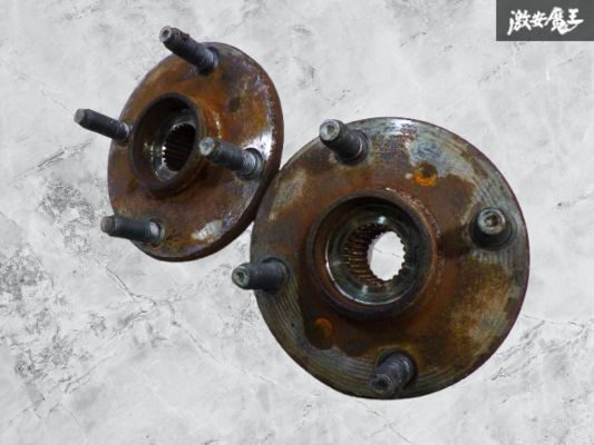 【実働外し】 TOYOTA トヨタ 純正 AE111 トレノ レビン ノーマル フロント ハブ 左右 セット 4穴 即納 在庫有 棚5-1拍卖