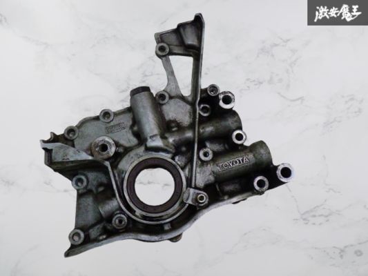 【実働外し】 TOYOTA トヨタ 純正 JZX100 100系 マーク2 チェイサー ツアラーV オイルポンプ 1JZ-GTE 即納 在庫有 棚5-2拍卖