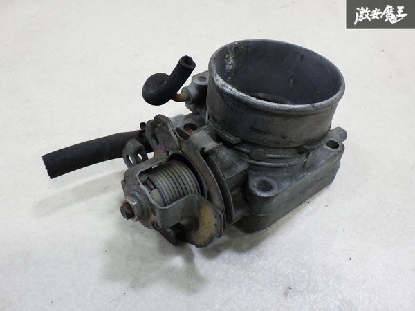 【割れ無し!】 NISSAN 日産 純正 ECR33 R33 スカイライン RB25DET スロットル ボディ スロボ 内径:約60.1mm 棚24-2拍卖