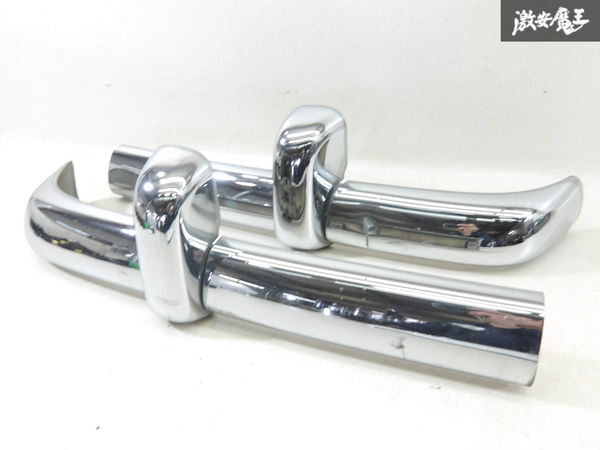 ダイハツ 純正 L700S L710S ミラジーノ フロントバンパーガーニッシュ メッキモール 左右セット 52712-97201/52713-97201 即納 棚25-1拍卖