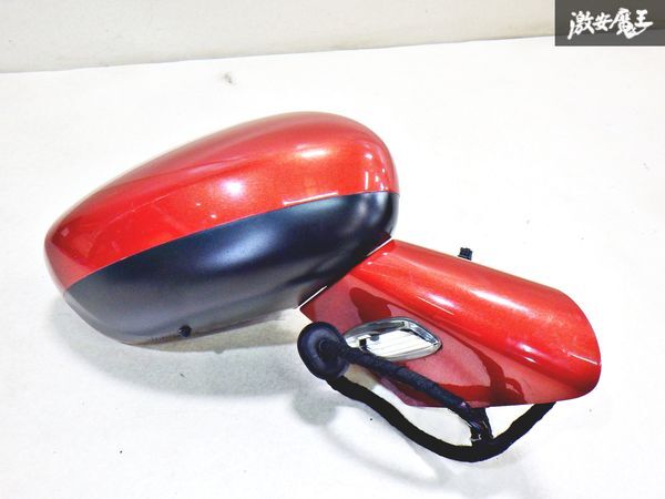 【保証付】プジョー 純正 プジョーRCZ 電動格納 ドアミラー サイドミラー 片側のみ オレンジパール 右ハンドル 10P 即納 棚7-2拍卖