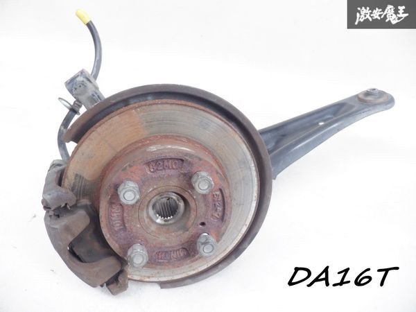 【実働外し】 スズキ 純正 DA16T キャリイ トラック フロント ハブ ナックル 右 右側 運転席側 キャリパー ローター ロアアーム 棚E-7拍卖