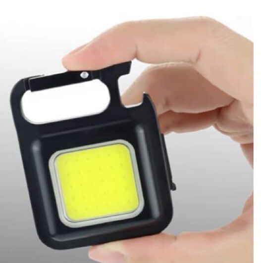 2個セットLED 投光器 COB 作業灯 ミニ懐中電灯 USB充電式 キーホルダー式 超ミニ 45g 小型 軽量 800ルーメン 高輝度 4種点灯モード IPX4拍卖