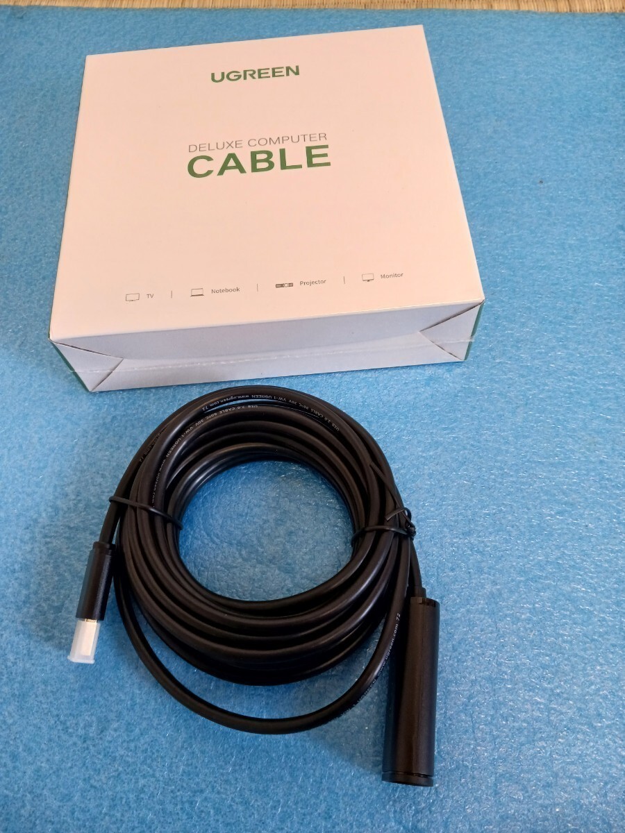 UGREEN USB 2.0 DELUXE COMPUTER CABLE 5m USB延長ケーブル オスメス拍卖