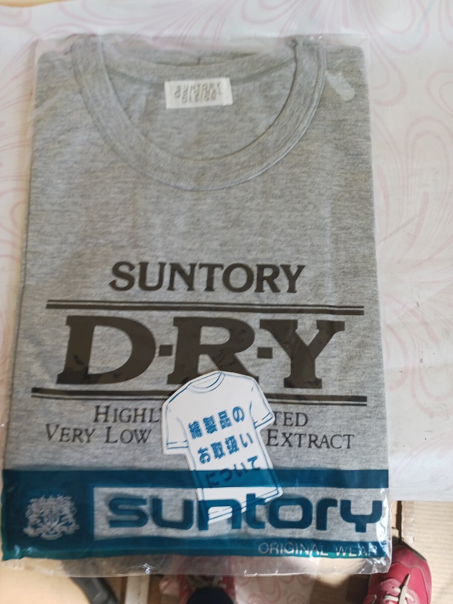 未開封 SUNTORY サントリー DRY Tシャツ ビール 日本製 80s 非売品 当時物 昭和レトロ ノベルティ拍卖