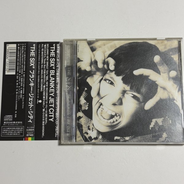 CD BLANKEY JET CITY『THE SIX』ブランキー・ジェット・シティ 帯つき 浅井健一 照井利幸 中村達也拍卖