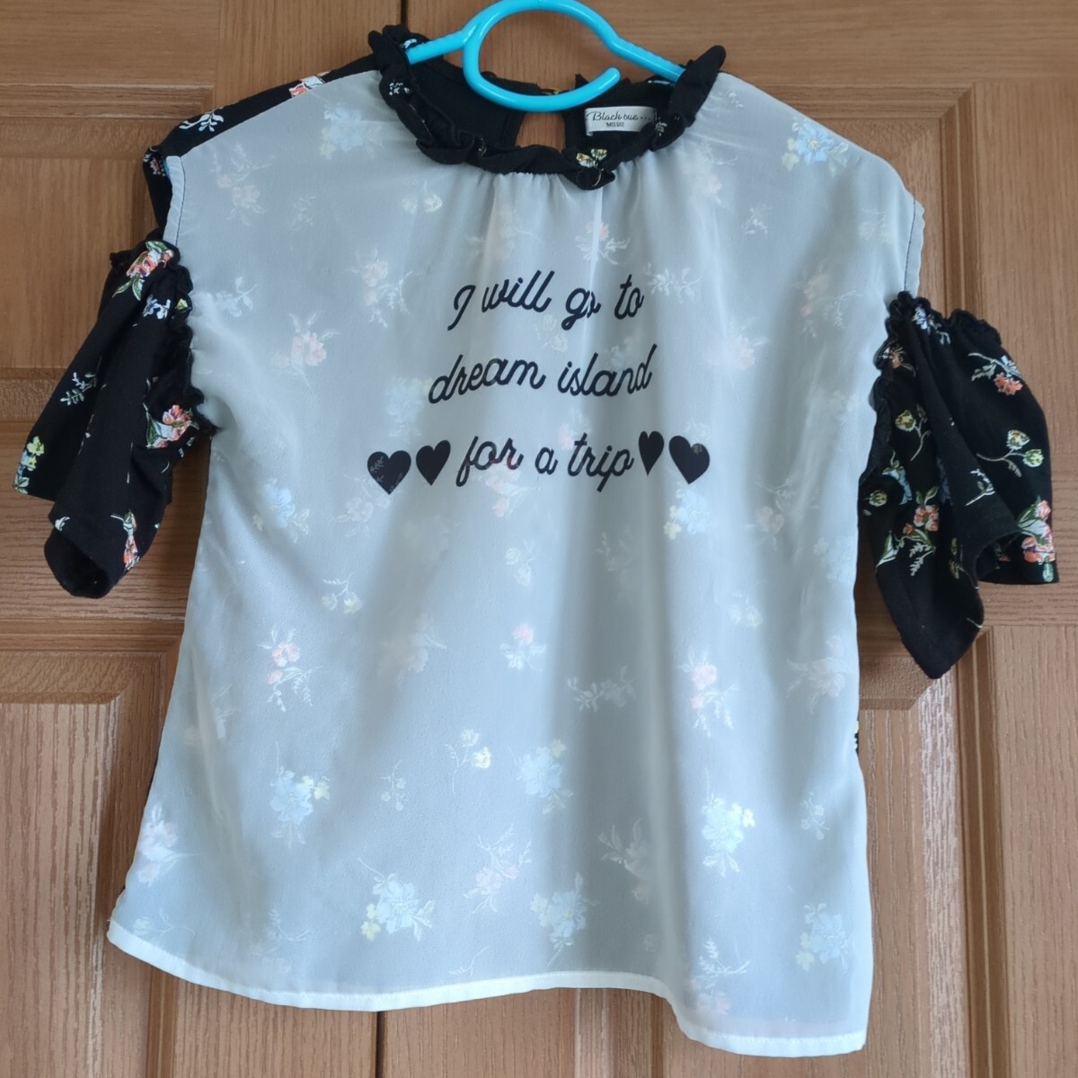 花柄 肩出し T シャツ 女の子 160cm 可愛い拍卖