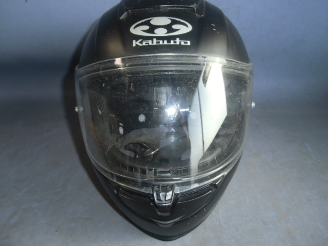 【ジャンク品】 OGK Kabuto カブト ヘルメット オンロード フルフェイス シールド オートバイ Mサイズ拍卖