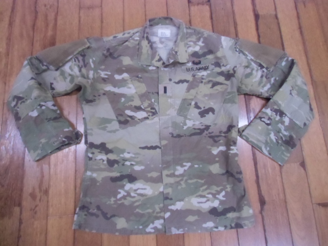 e-92 ミリタリー サバゲー 米軍放出品 実物 迷彩服 作業服 防虫 US ARMY ジャケット マルチカム シャツ カモフラ コンバット コスプレ M-L拍卖