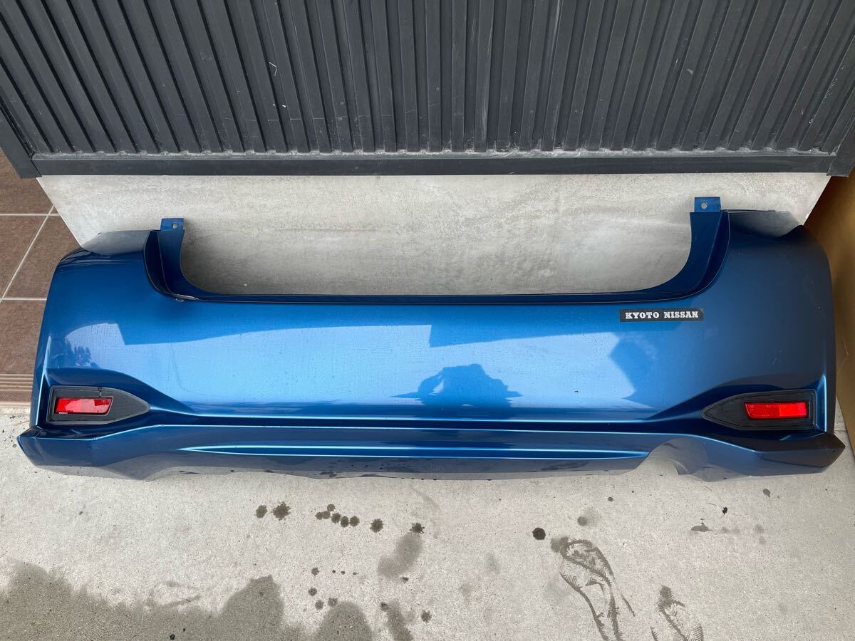 009【ニッサン:ノート】後期 リアバンパー HE12 キズ凹み有り ※西濃運輸着払い発送 ※営業所止め拍卖