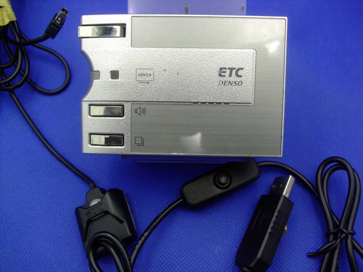 バイクにも USBスイッチ付き配線 ETC 軽登録(車バイク仕様時ゲート軽二表示)モバイルバッテリーでも駆動拍卖