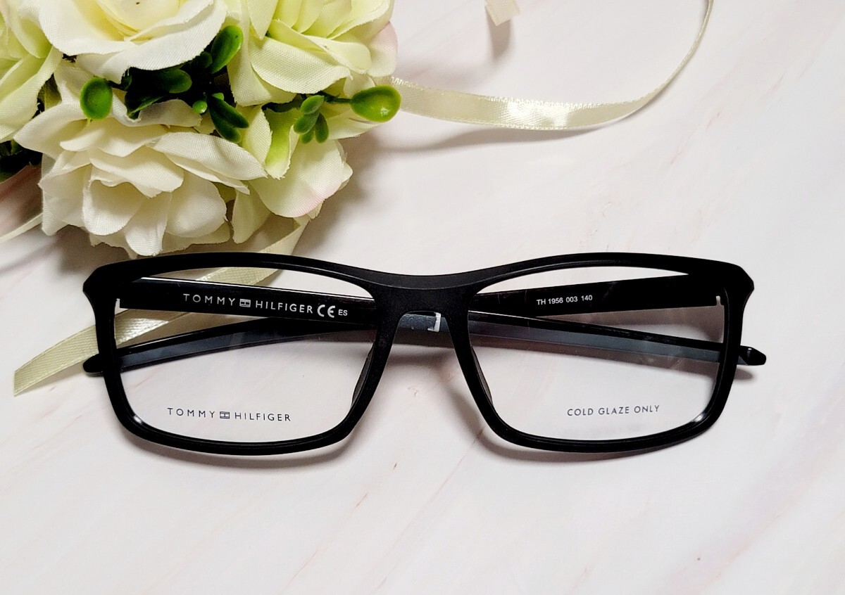 【TOMMY HILFIGER】トミーヒルフィガー 眼鏡 メガネフレーム マットブラック スポーツタイプ拍卖