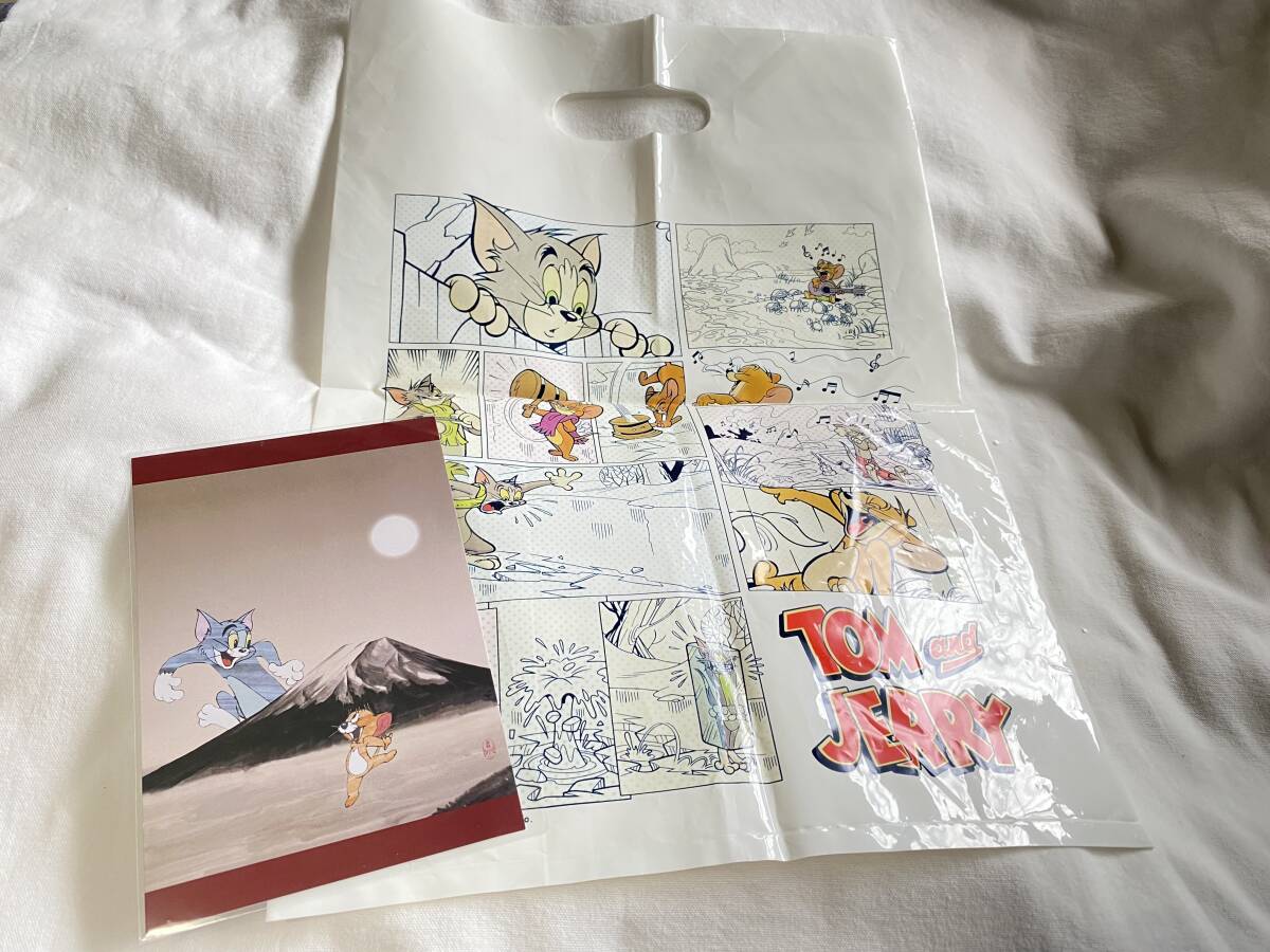 TOM and JERRY★トム&ジェリー ポストカード&ビニールショッパー 富士山 未使用拍卖