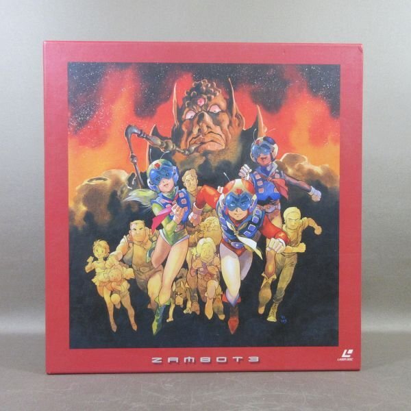 E506●富野由悠季 安彦良和「無敵超人ザンボット3 MEMORIAL BOX」LD-BOX(レーザーディスク)拍卖