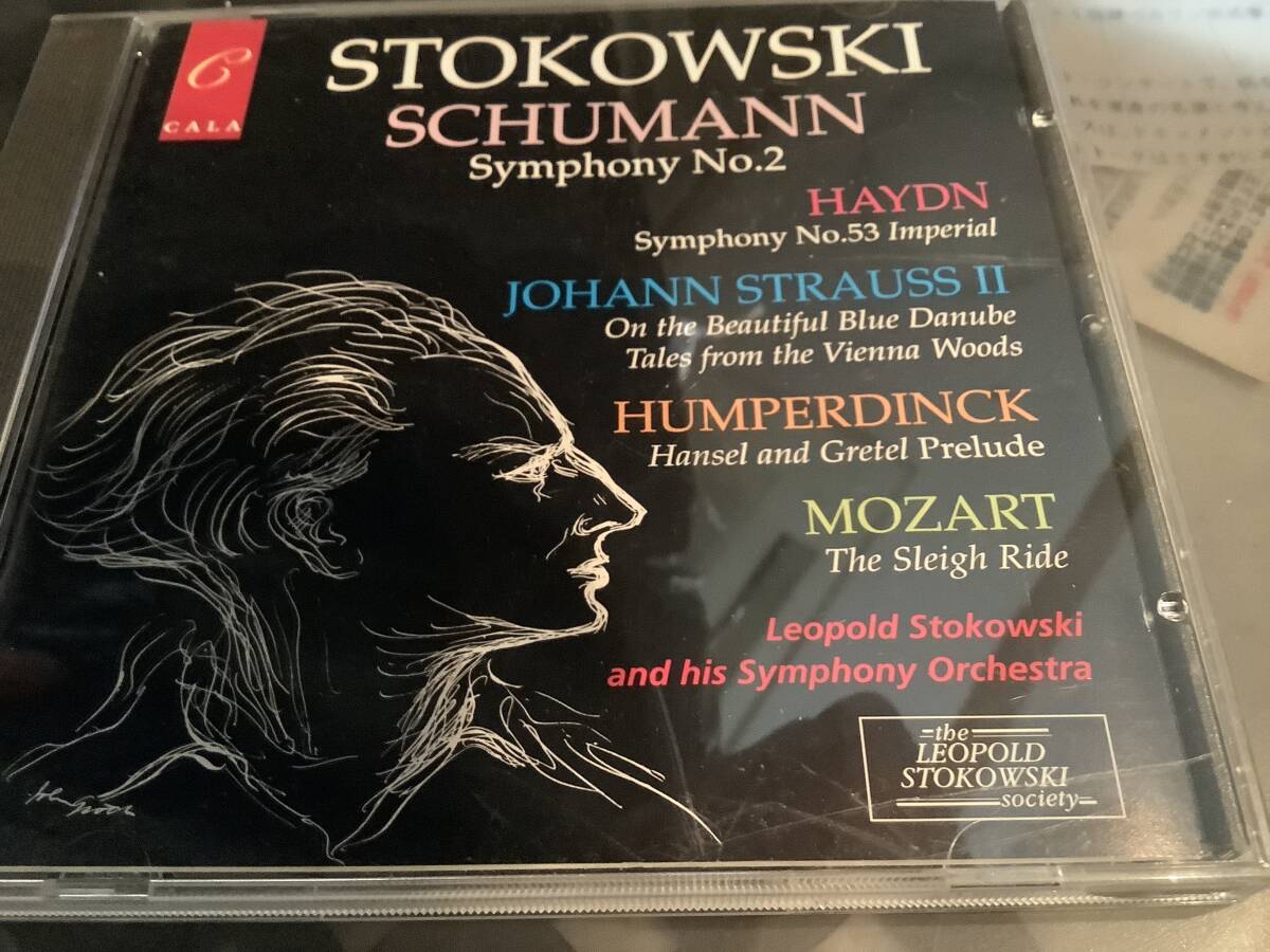 ☆ストコフスキー  シューマン 交響曲第2 ハイドン 交響曲第53 青きドナウ 他  彼の交響楽団拍卖