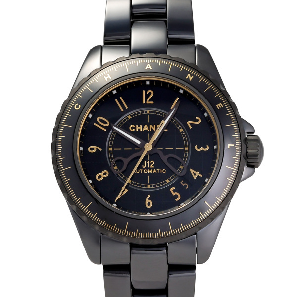 シャネル CHANEL J12 クチュール 38MM H9762 ブラック文字盤 未使用 腕時計 メンズ拍卖
