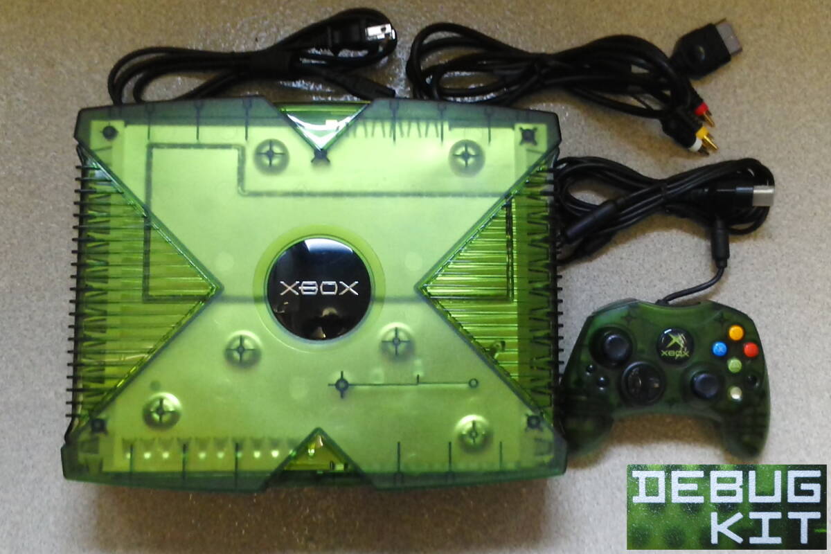 中古 Microsoft純正 Xbox Debug Kit デバック キット XDK 128mb RAM 限定カラー 初代Xboxの初代デバック機拍卖