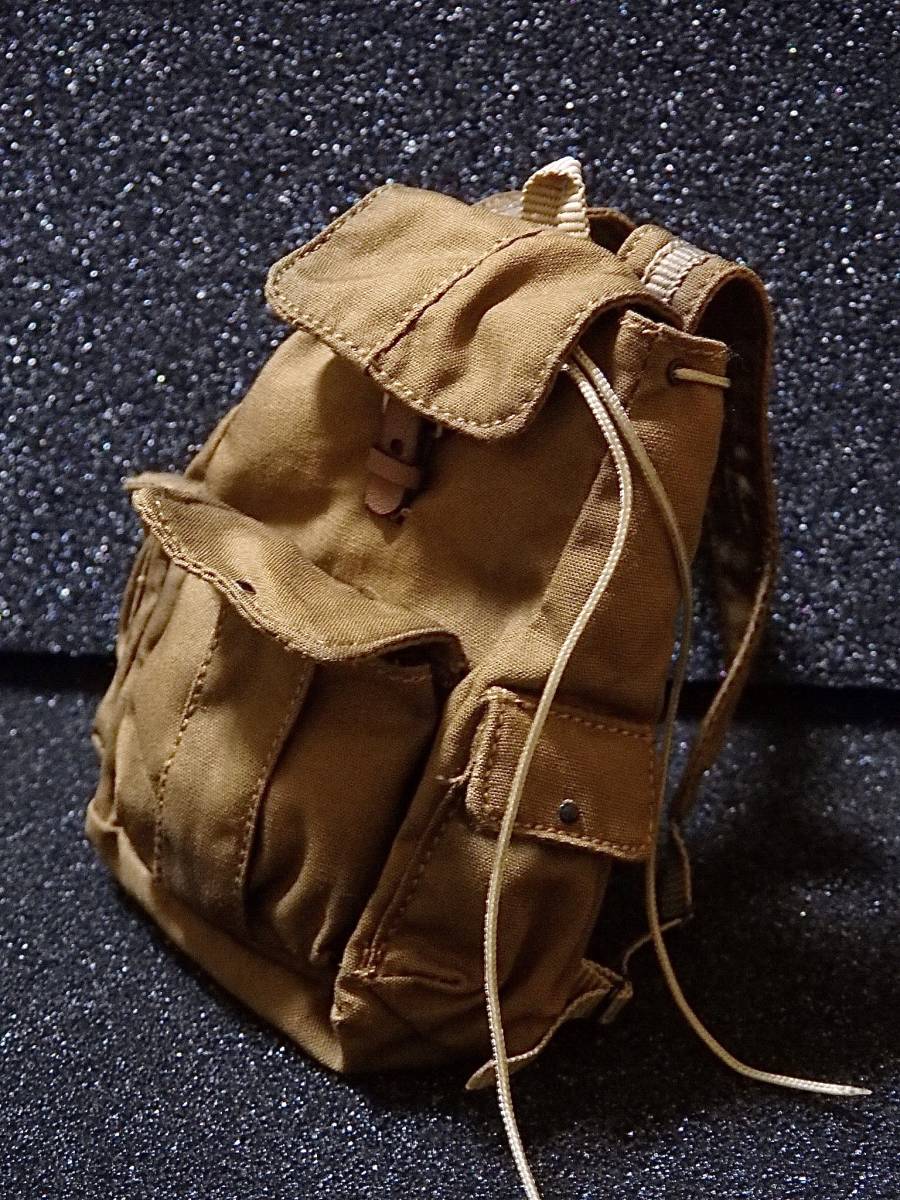 【値上げ予定】CCTOYS製 模型 1/6 スケール 男性 女性 フィギュア用 装備 部品 キャンバス 帆布 バックパック リュック (未使用拍卖