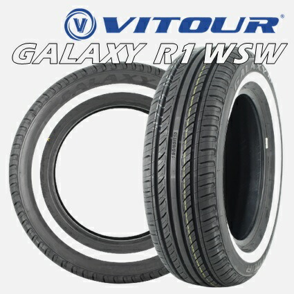 15インチ 225/75R15 102H 4本 サマータイヤ ホワイトリボン ヴィツァー ギャラクシー VITOUR GALAXY R1 WSW拍卖